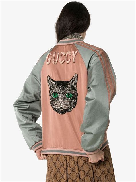 gucci cat bomber jacket|Gucci bomber jacket in kenya.